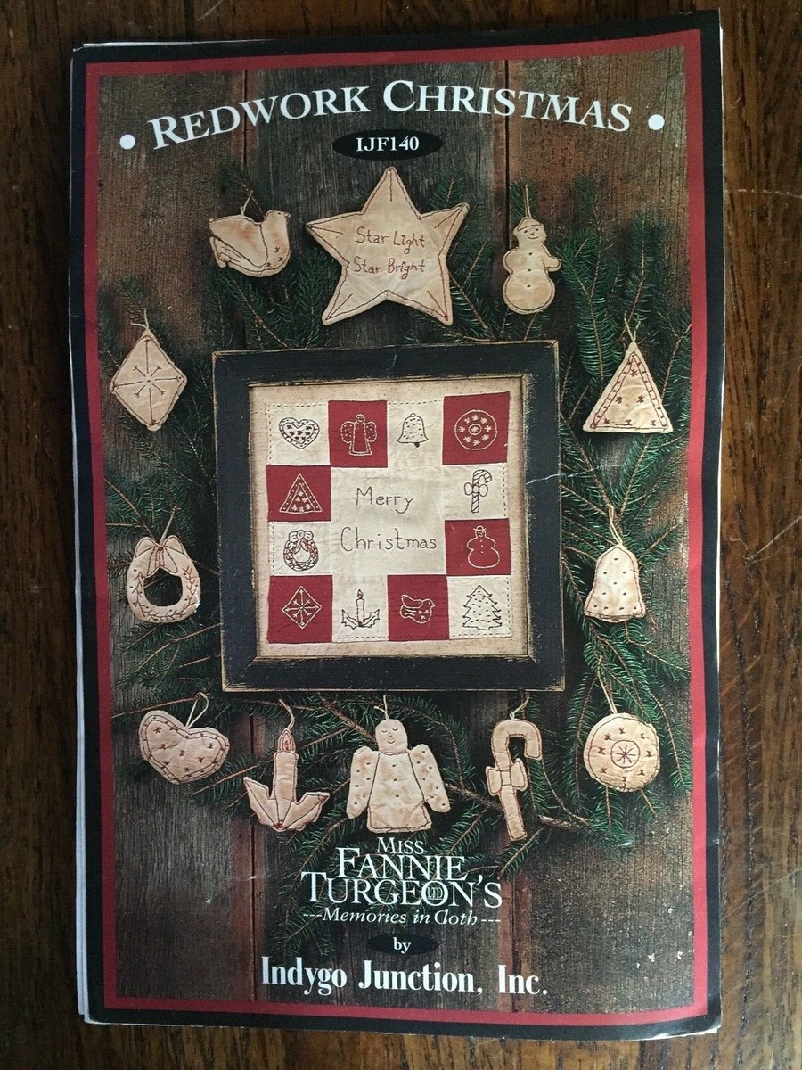 Red Work Christmas Kits