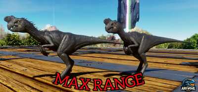  ARK Survival Ascended Oviraptor Solid Black TOP STATS  PVE PS5/XBOX/PC