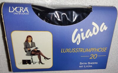 Giada Seidenglanz Luxusstrumphose anschmiegsam weich 20den Marine Gr. 38 40
