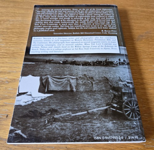 The Last Campfire: Life Story of Ted Gray, West Texas Rancher by Nelson (Trade) - Picture 5 of 5