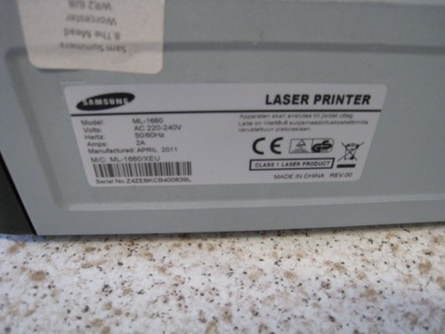 Samsung ML-1660 A4 Laser Printer - Afbeelding 6 van 7