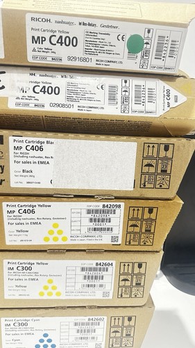 CYAN PRINTER TONER CARTRIDGE - RICOH IMC300/MPC400/MPC406 - Picture 2 of 2