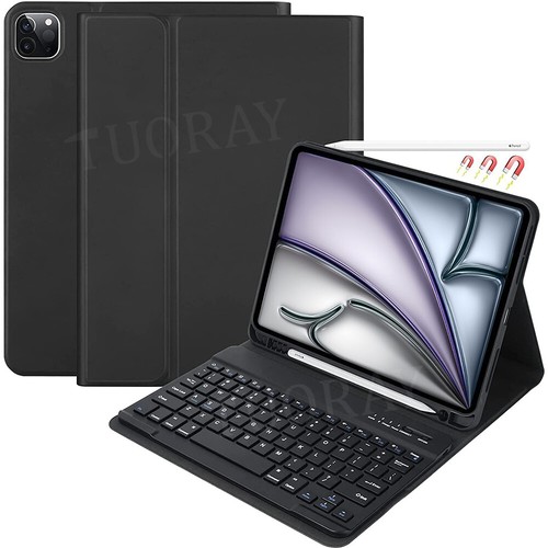 Bluetooth Keyboard Mouse Smart Case Cover For iPad 7/8/9/10th Air 4 5 6 Pro 11 - Bild 4 von 32