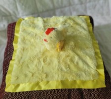 Cloud Island Baby Chick Lovey Security Blanket Crinkle Satin Edge Yellow Soft