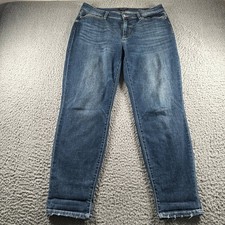 Judy Blue Jeans Womens 15/32 Boyfriend Fit Dark Wash Stretch High Rise