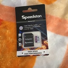 Speedston 512GB microSDXC High Speed Memory Card Adapter Waterproof Shockproof