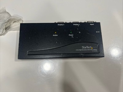 StarTech ST122PRO 2 Port High Resolution VGA Video Splitter AS IS