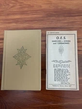 1956 Ritual of the Order of the Eastern Star Pocket Book & order Marches Songs