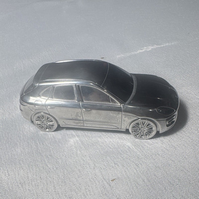 Porsche Macan Turbo Limited Edition Model Car - Black/Silver Porsche Vehicle