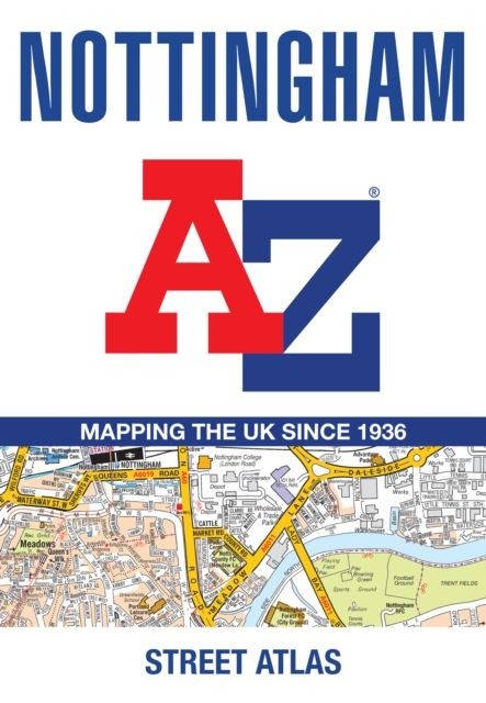 Nottingham A-Z Street Atlas by A-Z Maps Paperback