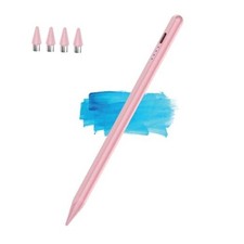 Active Stylus Pen for Touchscreen, Universal Tablet Pencil for Apple Pink