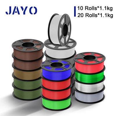 JAYO 10KG/20KG PLA PETG PLA Matt SILK ABS 3D Drucker Filament 1,75mm 1,1KG/SET