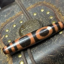 Tibetan Nepalese Himalayan Bead Ancient agate Old Dzi Talisman eye Bead Amulet