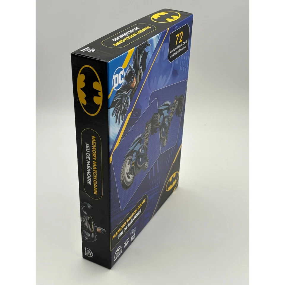 DC Batman Memory Match Game – 72 Cards – Spin Master – Ages 4+ – NEW - Image 4 of 4