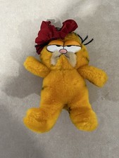 Vintage 1978, 1981 United Feature Syndicate Dakin Garfield Plush-7inches-Read