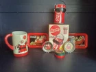 Vintage Coca-Cola Christmas Mix Items Including Break Dancing Can Lot Of 7