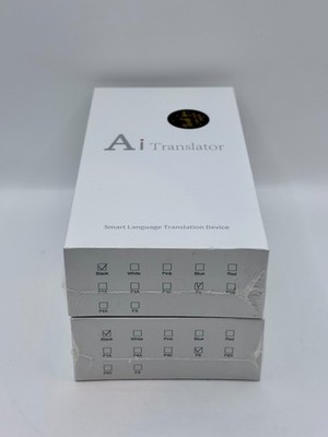Smart AI Language Translator Device Translating 135 Languages - Black