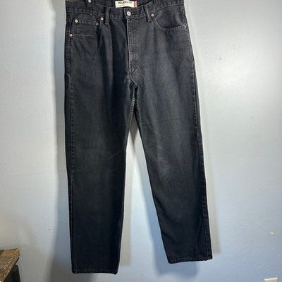 Levi's 550 Jeans Black Relaxed Fit Mens W36 L34 Denim Pants