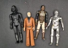 Vintage Kenner Star Wars Action Figure Lot Vader Obi Wan Lando Death Star Droid