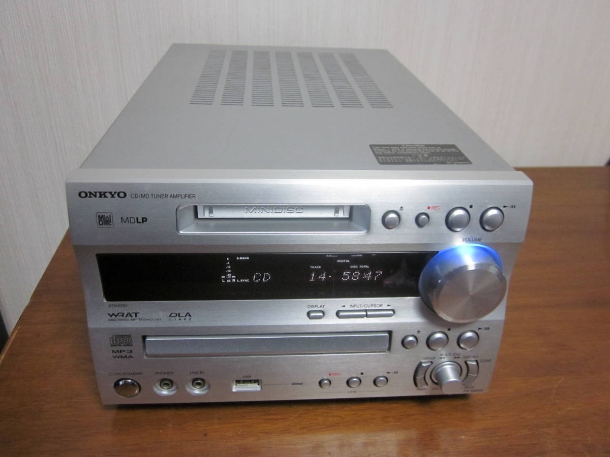ONKYO FR-N9SX CD MD USB Tuner Hi-Fi Mini Component System Tested