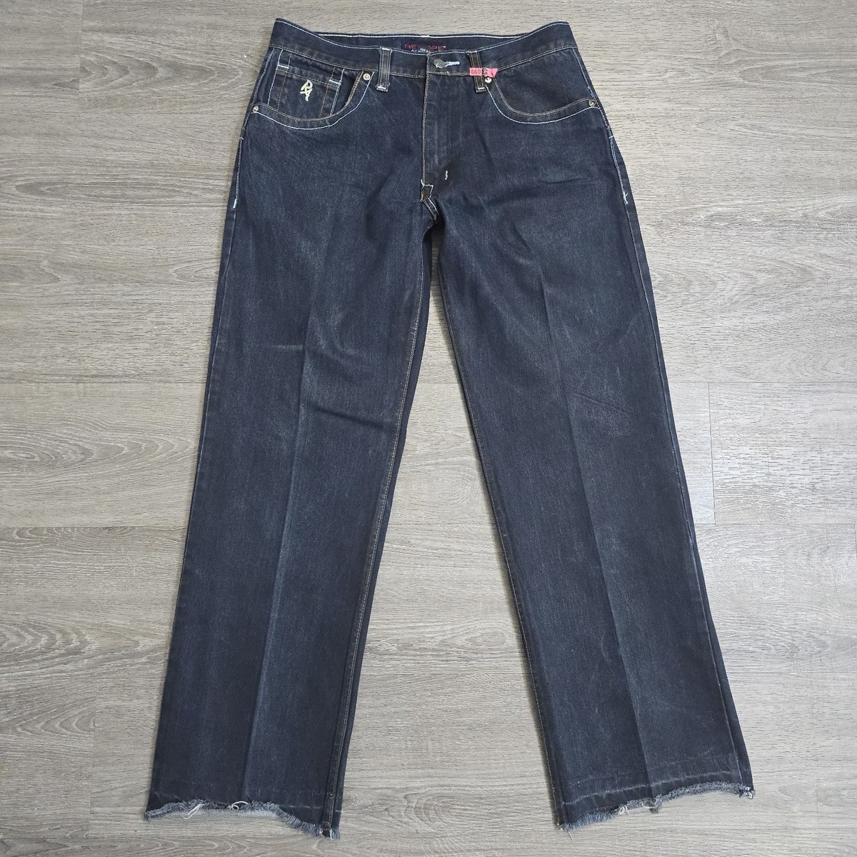 VTG Y2k Red Ape Jeans Men 34x32 (32x32) Baggy Wide
