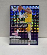 LEBRON JAMES 2024-25 Mosaic Give and Go SILVER MOSAIC PRIZM ~ Lakers