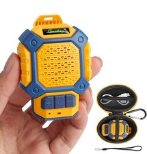 Mini Wearable Bluetooth Speaker - Magnetic Clip, Clip-On  Lanyard 3-In-1, IP56