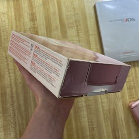 NICE CONSOLE Nintendo 3DS CTR-001 Pearl Pink w/ Original Box, Manual And Charger