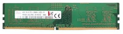 SK Hynix 4GB 1Rx16 PC4-2666V-UCO-11 Desktop RAM ( x1)
