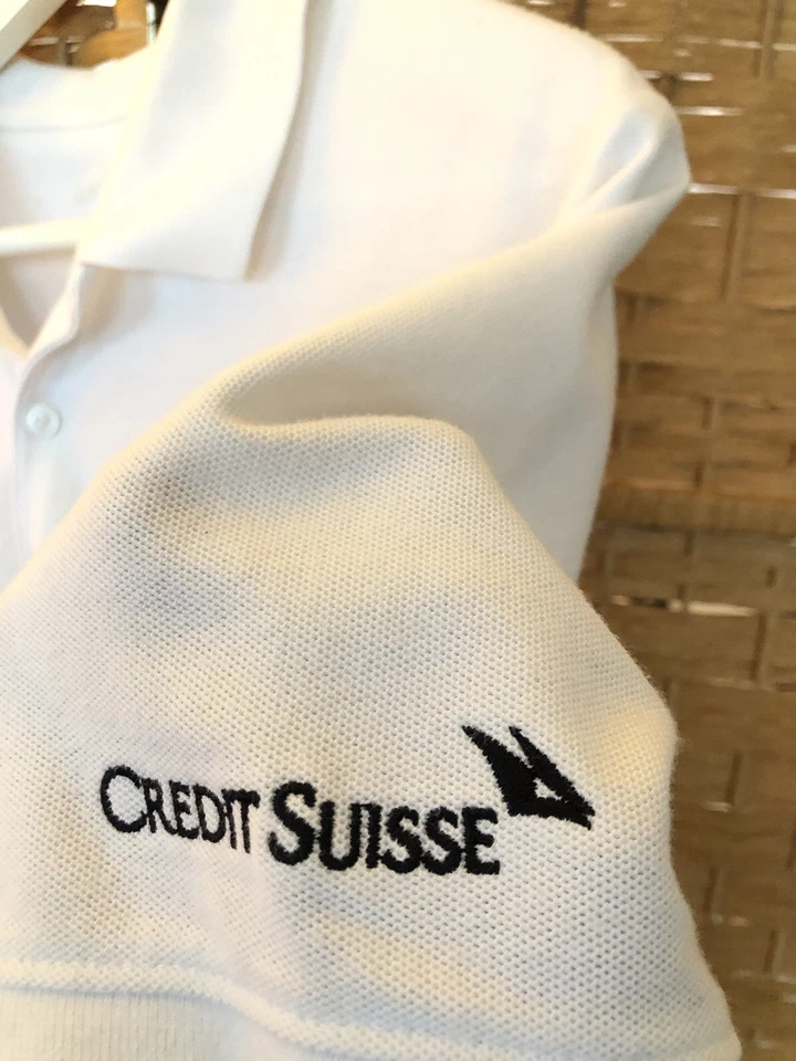 Auténtica camiseta polo Nike Roger Federer con logotipo bordado talla mediana Foto 4 de 4