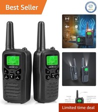 Compact Long Range Walkie Talkies for Adults - Ideal for Hiking and Camping