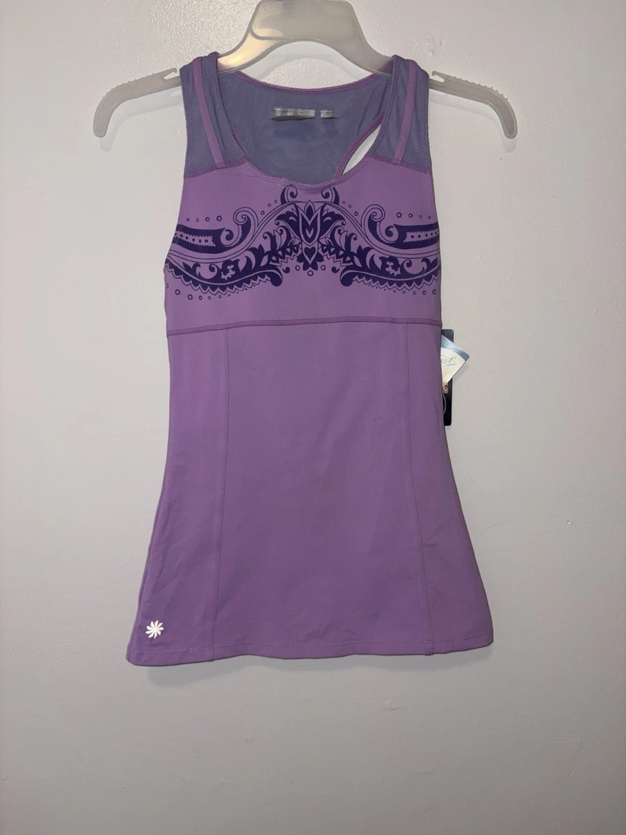 Athleta | Tops | Athleta X Plus Muscle Up Tank Purple Ikat Pattern