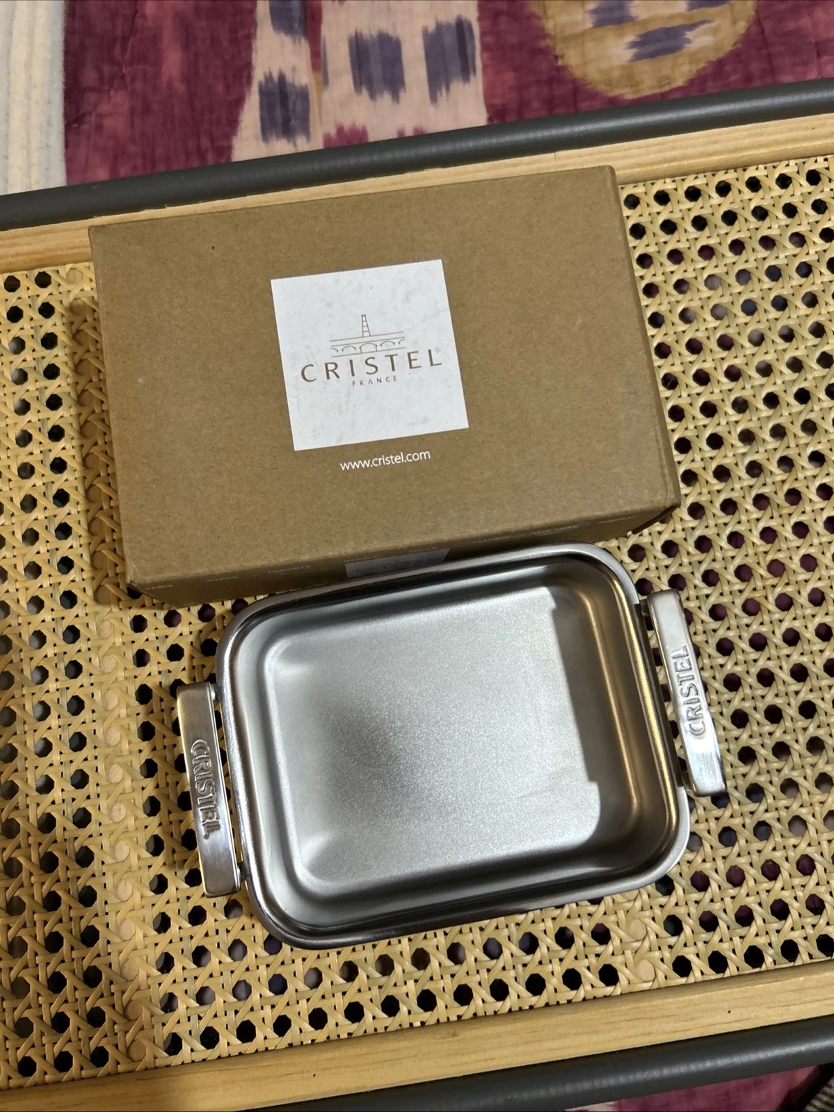 NEW Cristel 18/10 Stainless Mini Roasting Pan Roaster 4 7/8" x 4 3/8" Dish
Opens in a new window or