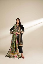 Pakistani Kameez Shalwar Dupatta 3PC Unstitched Slub Cotton/Cambric