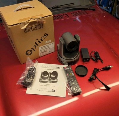 PTZOptics 30X-NDI Live Stream PTZ Camera Gray Open Box Complete Works