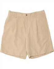 CHAPS Mens Chino Shorts W40 XL Beige Rayon AN04