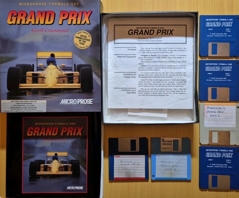 AMIGA Floppy Disk Games - GRAND PRIX