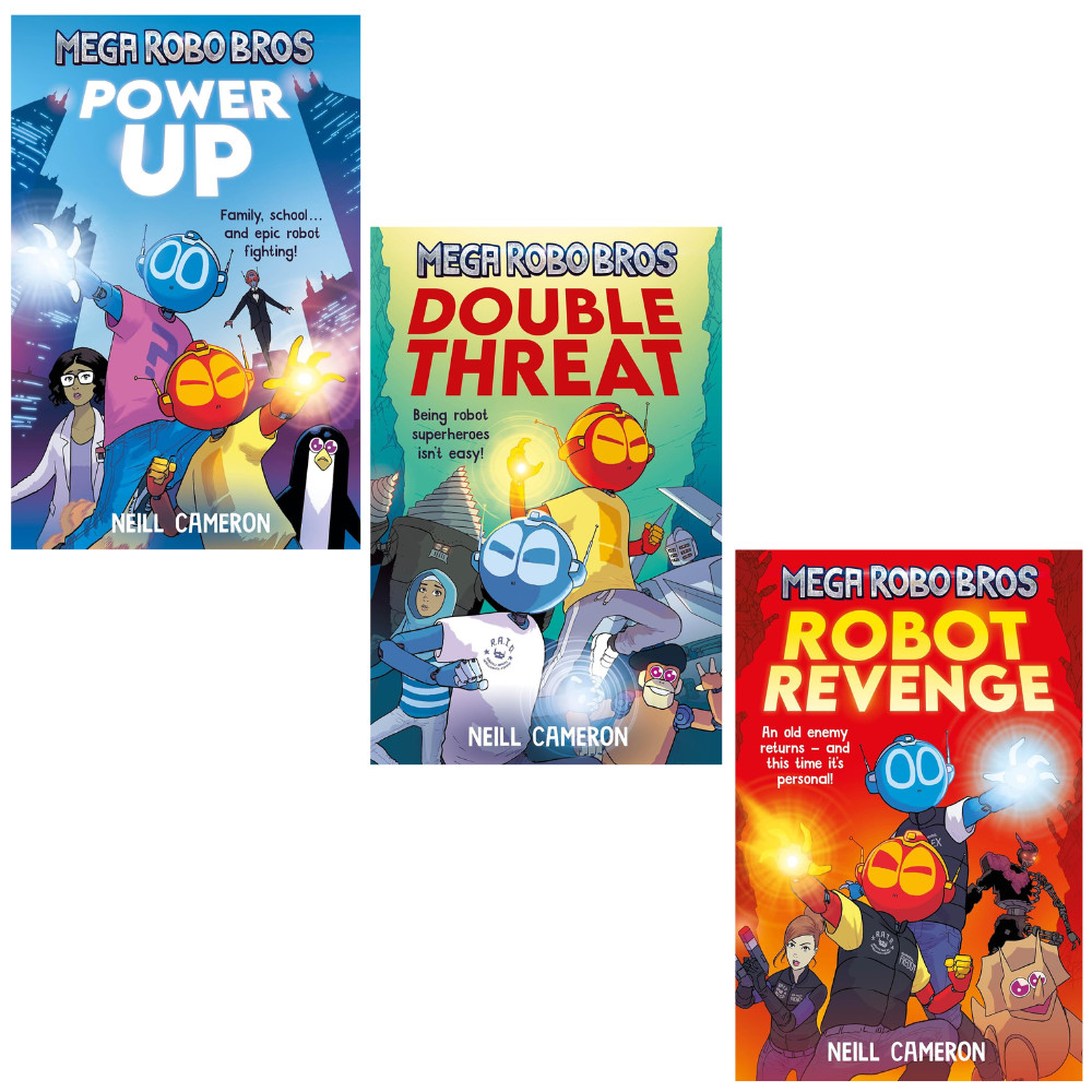 Mega Robo Bros 3 Book Set by Neill Cameron