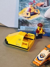 Lego City 60164 Sea Rescue Plane 99% Complete