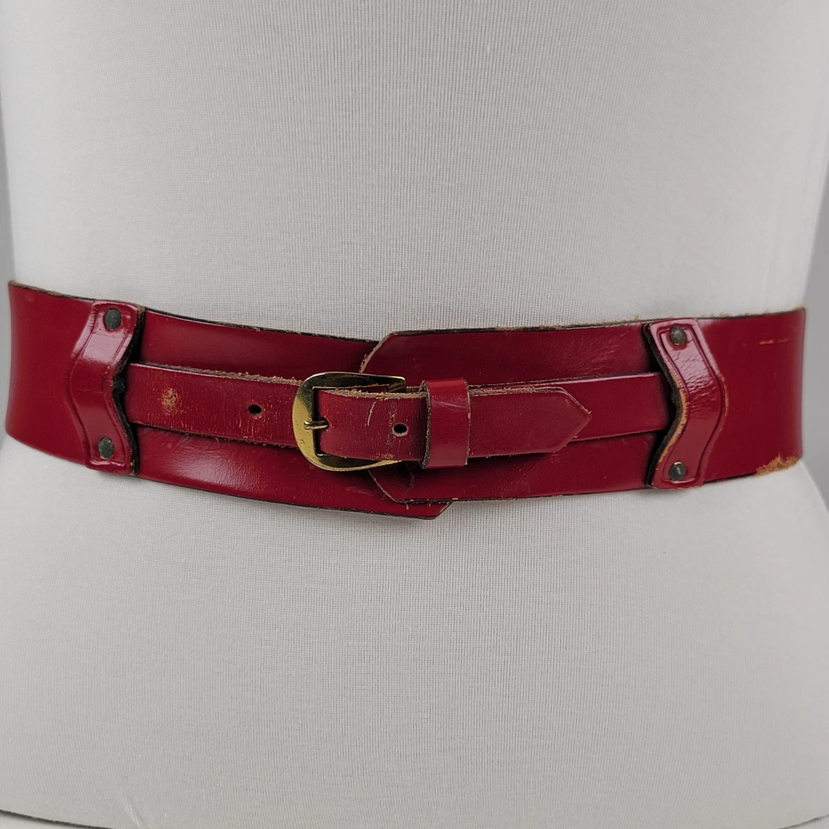 Red Wide Belts for Women for sale | eBay display picture 3