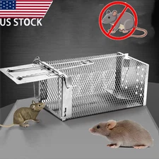 Mouse Trap Rat Trap Rodent Trap Live Catch Cage Easy to Set Up and Reuse