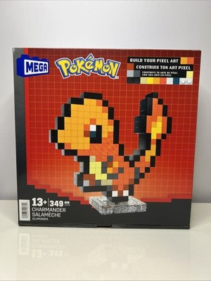 Mega Bloks Pokeman Charmander Pixel Art 13+ 349 pcs by Mattel
