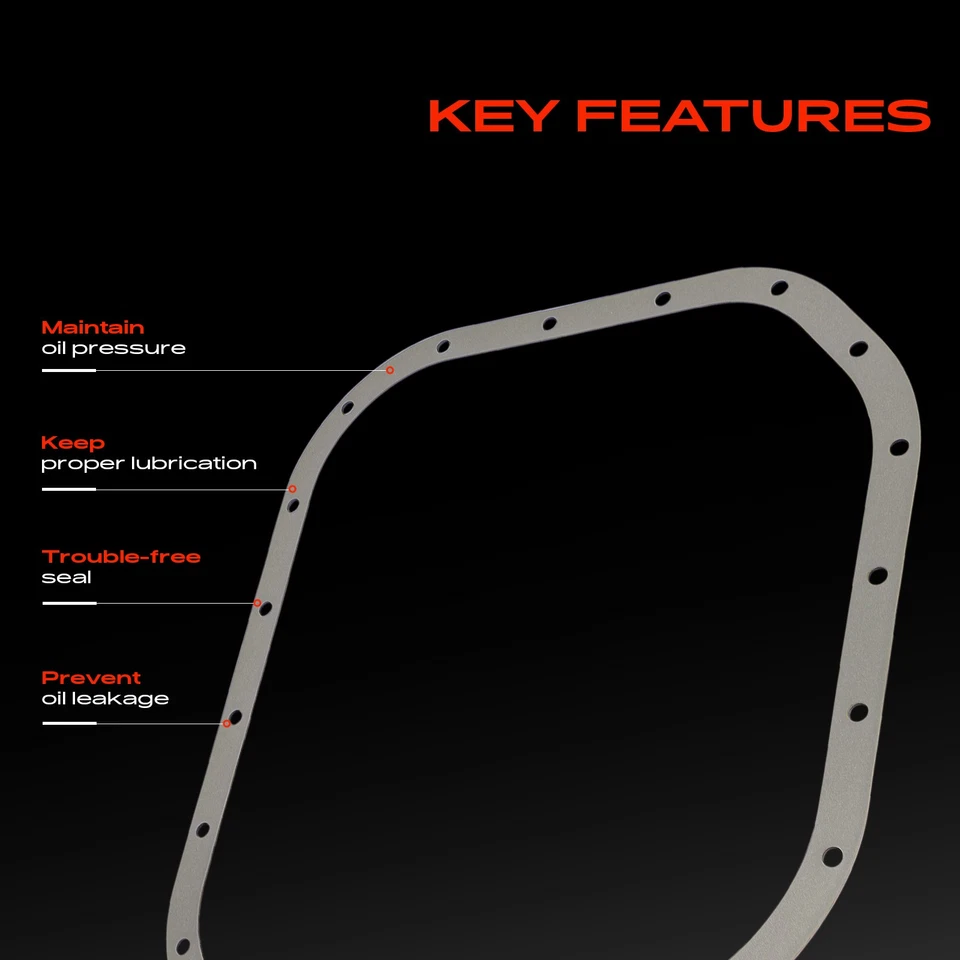 Junta inferior del cárter de aceite del motor para Mercedes-Benz 500E 500SL E420 E500 S420 SL500 Foto 4 de 4