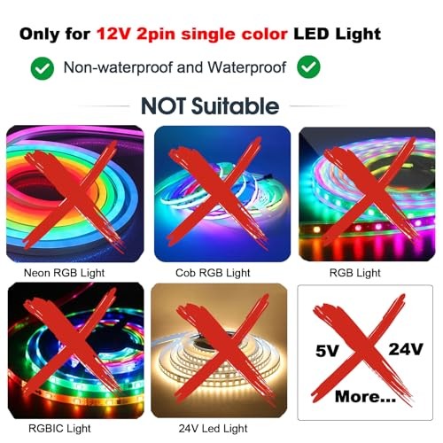 UL Listed 12v 2A Led Power Supply with Dimmer Switch Input 100-240V, Output 12 - Picture 3 of 7