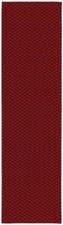 Garland Rug Medallion Area Rug, 3-Feet by 8-Feet, Chili Pepper Red