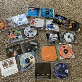 x84 PS1 Video Game Lot! Untested - Some Complete - Metal Gear Army Men NBA Qbert