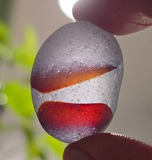 Genuine Sea Glass Beautiful Flawless, Very Unique Multi 