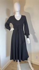 Taylor/Nordstrom Women’s Black Long Sleeve  V-Neck  Sweater Dress Size M