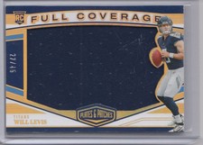 2023 PANINI PLATES & PATCHES FULL COVERAGE GOLD WILL LEVIS RC /45 TENNESSEE
