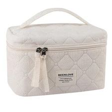 Large Capacity Travel Makeup Bag for Women | Portable Toiletry Organizer with...